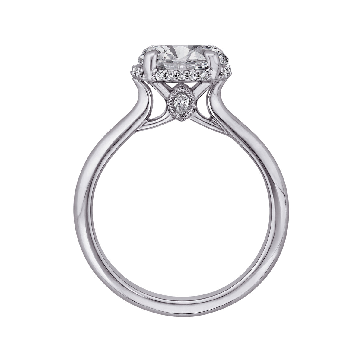 1/7ct. t.w. Diamond Engagement Ring in 14K White Gold