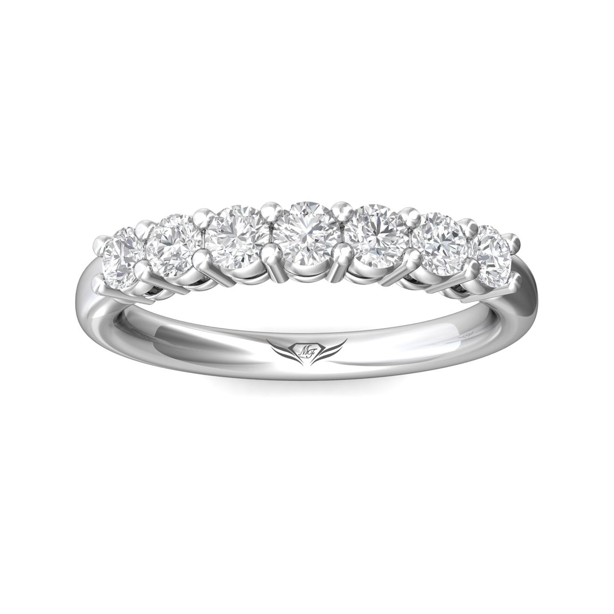 3/4ct. t.w. Diamond Wedding Ring in 14K White Gold