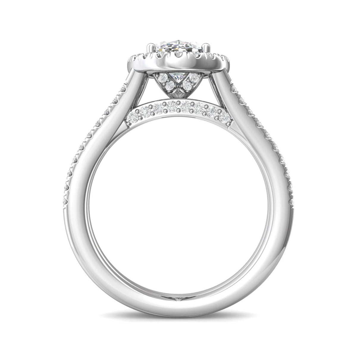 5/8ct. t.w. Diamond Engagement Ring in 14K White Gold