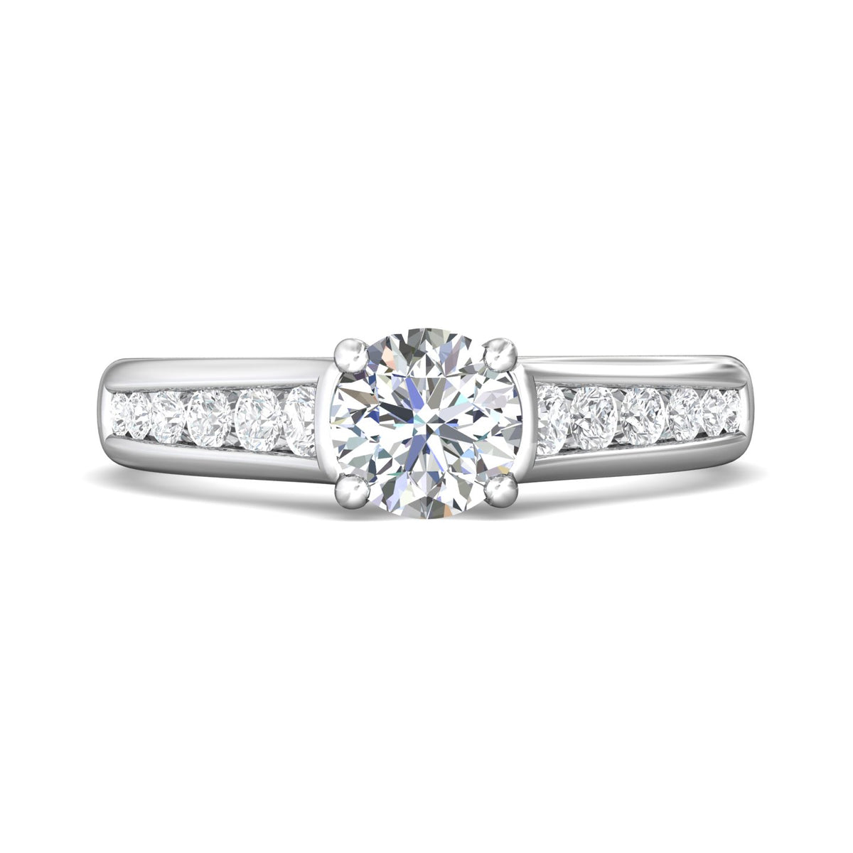 1/3ct. t.w. Diamond Engagement Ring in 14K White Gold