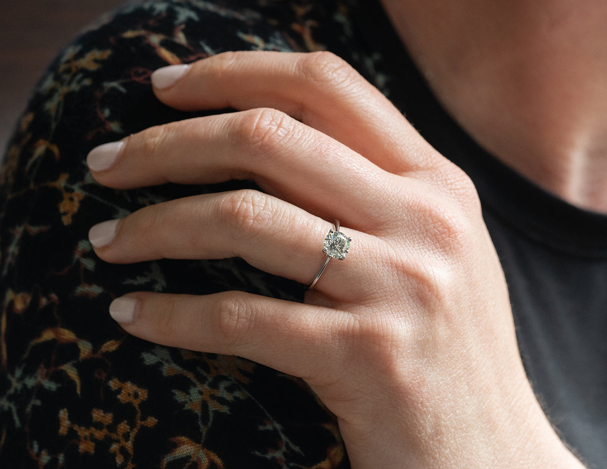 1 1/4ct. Kessler 81 Diamond Engagement Ring in 14K White Gold