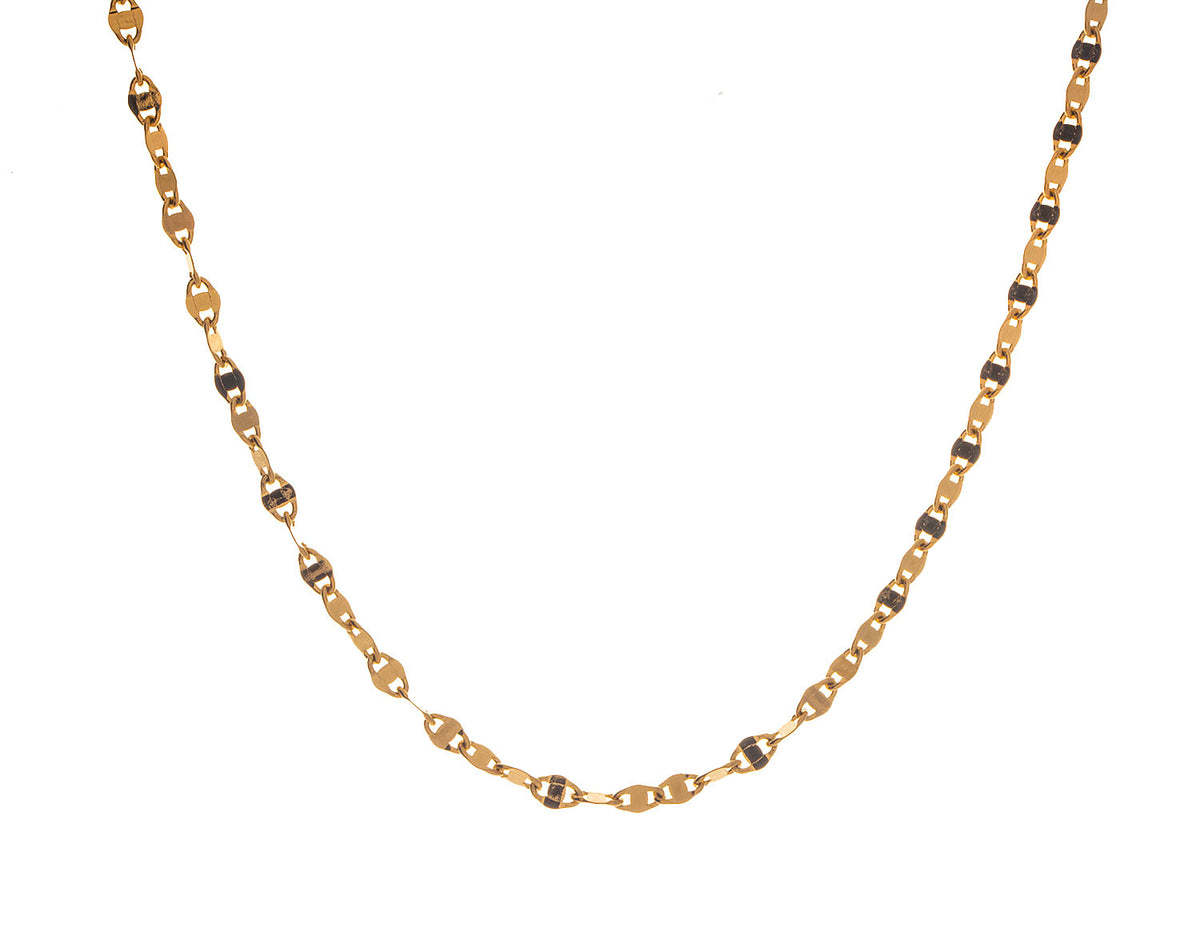18" Gold Ion-Plated Stainless Steel Mariner Link Chain