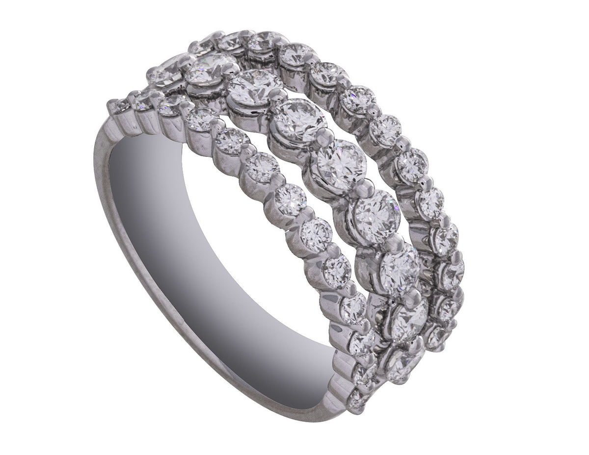 1 1/3ct. t.w. Diamond Ring in 14K White Gold