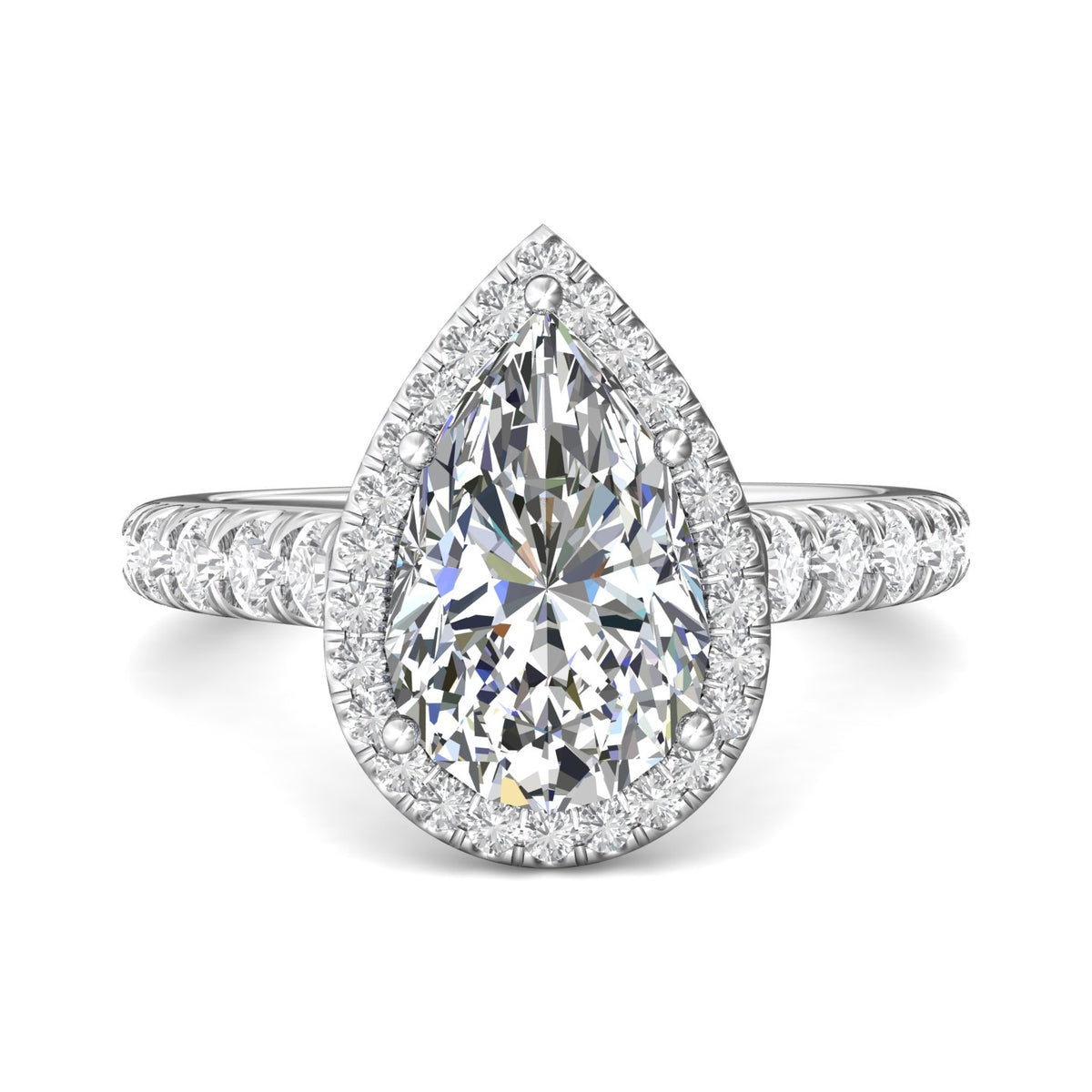 3/4ct. t.w. Diamond Engagement Ring in 14K White Gold