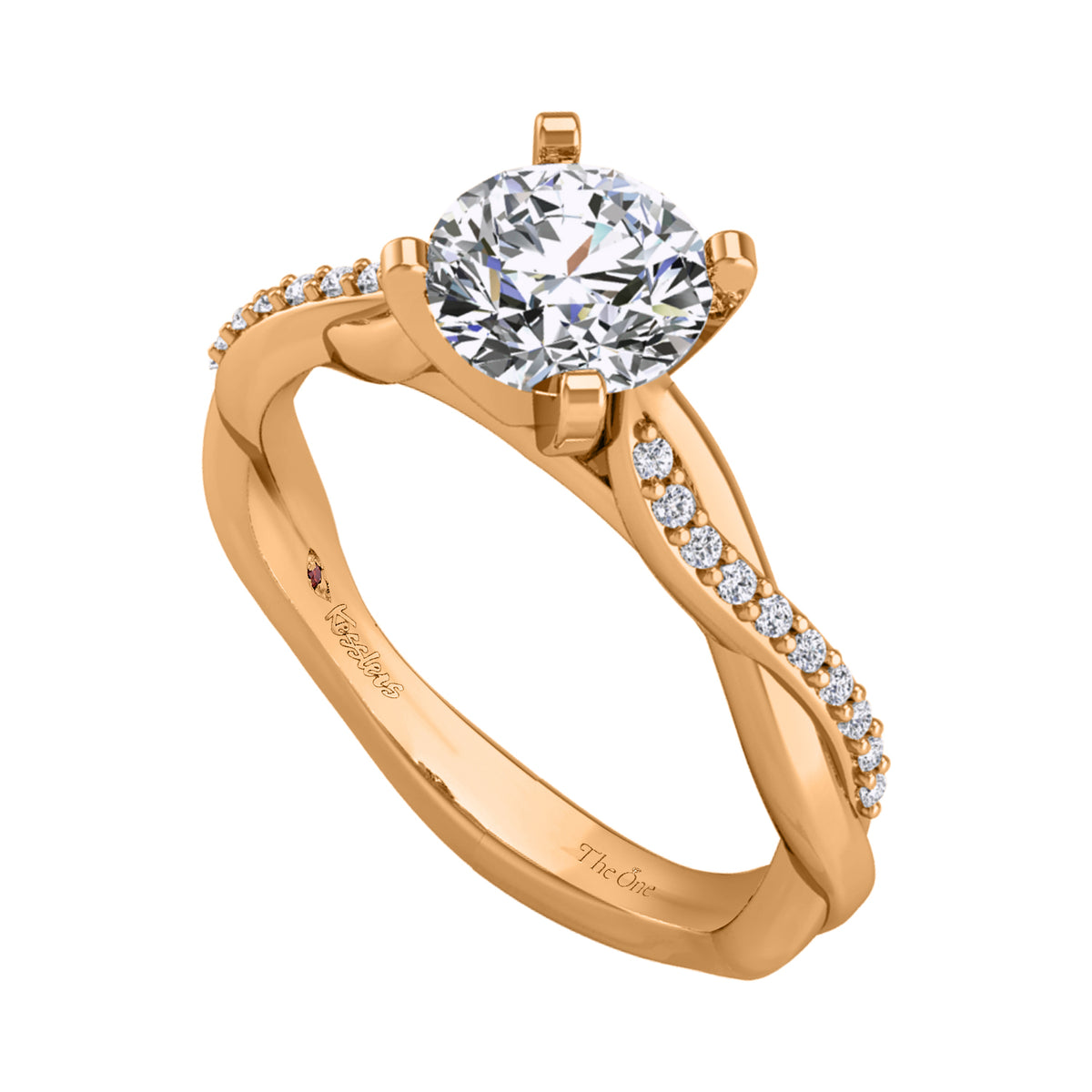 1/10ct. t.w. Diamond Engagement Ring in 14K Yellow Gold