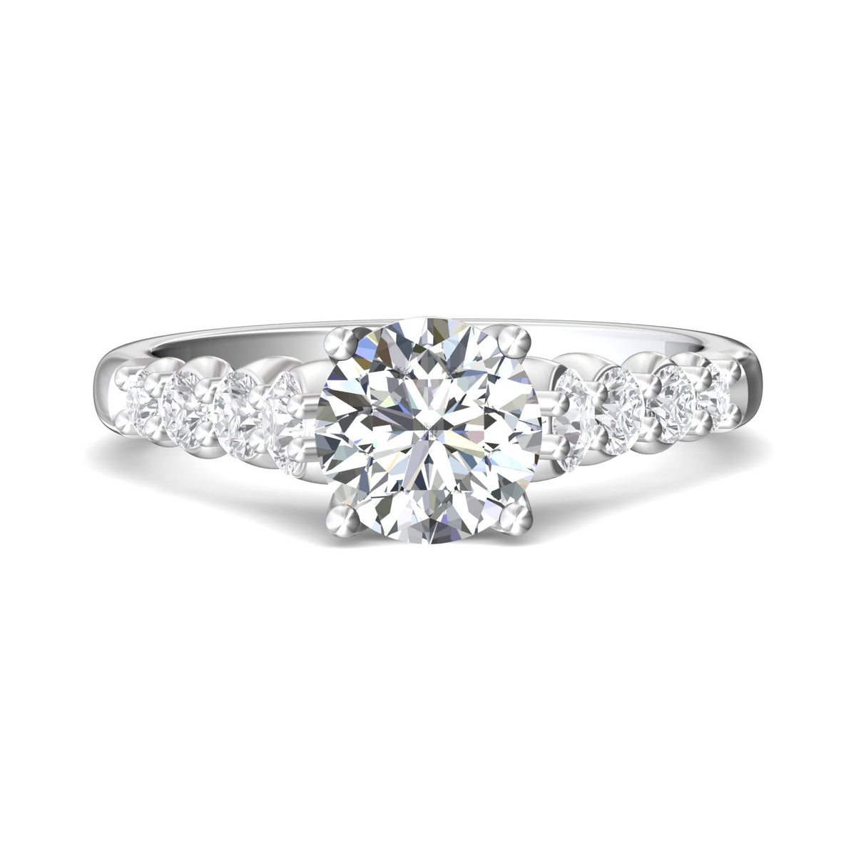 5/8ct. t.w. Diamond Engagement Ring in 14K White Gold