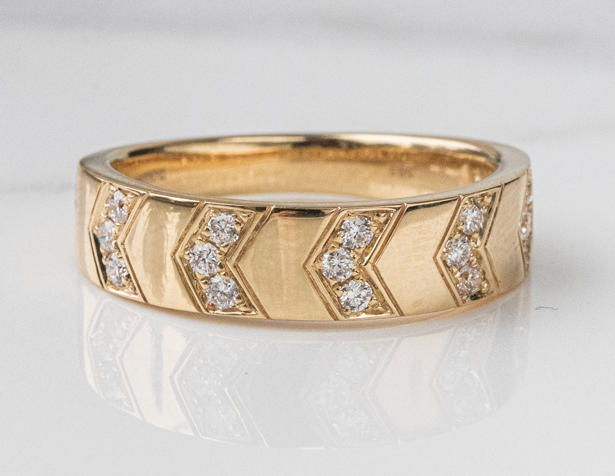 1/5ct. t.w. Diamond Fashion Ring in 14K Yellow Gold