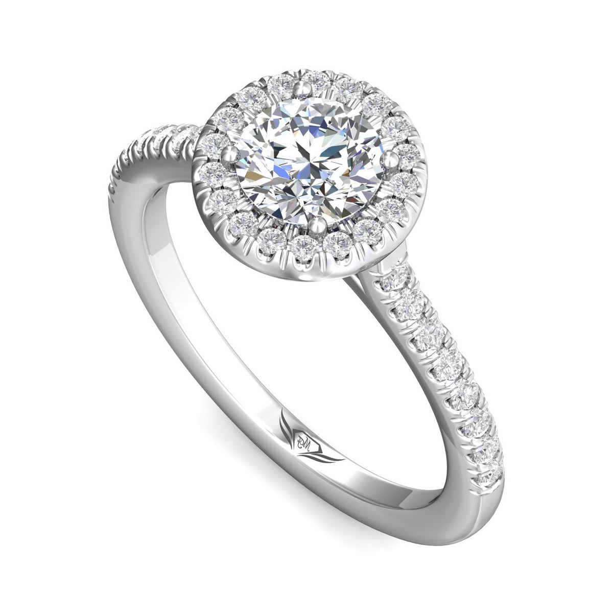 1/3ct. t.w. Diamond Engagement Ring in 14K White Gold