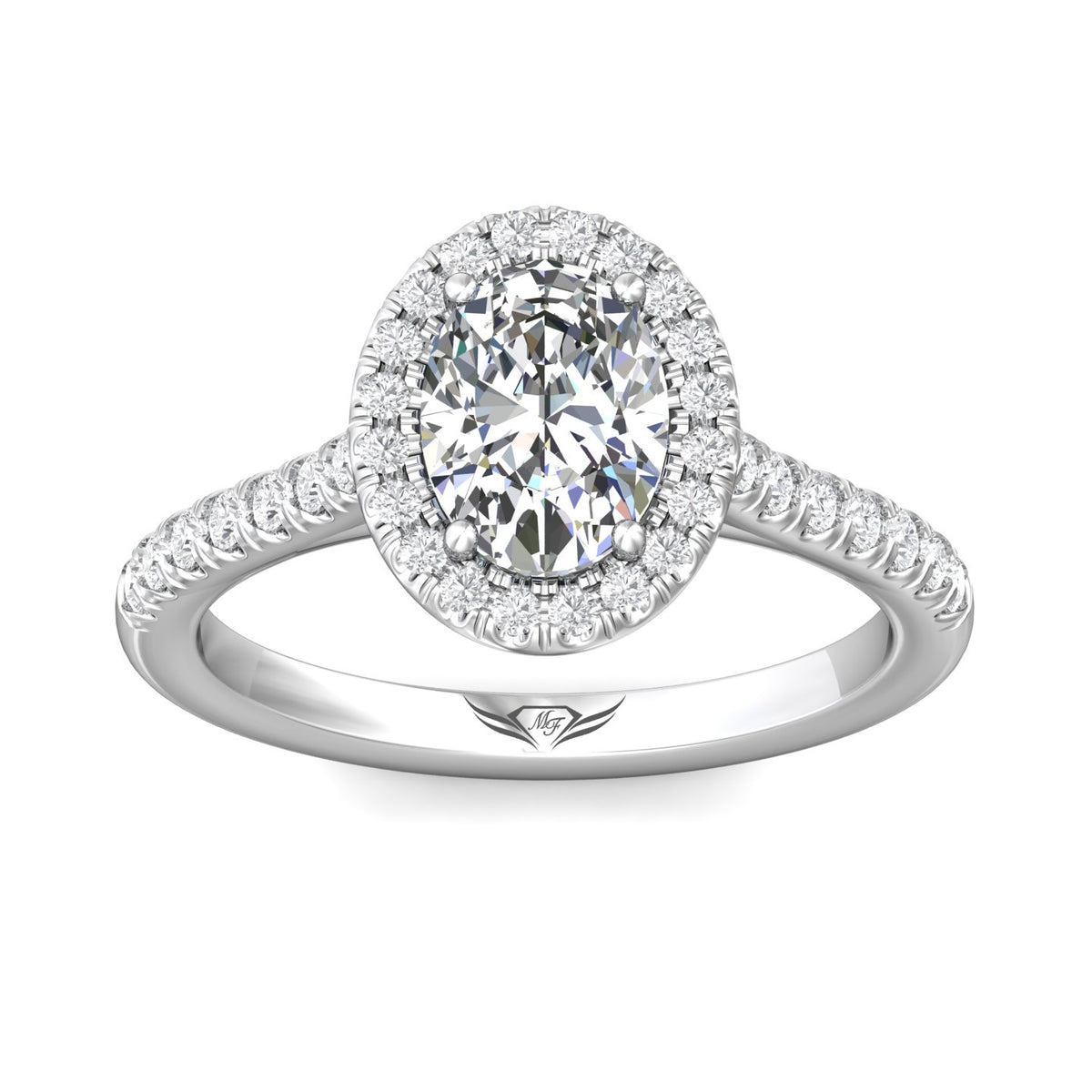 1/3ct. t.w. Diamond Engagement Ring in 14K White Gold