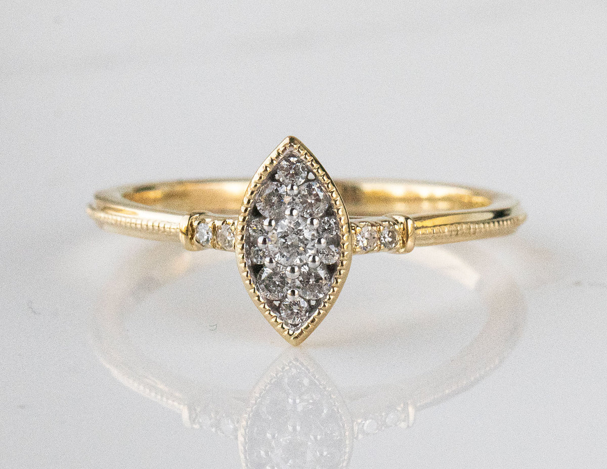 1/6ct. t.w. Diamond Promise Ring in 10K Yellow Gold