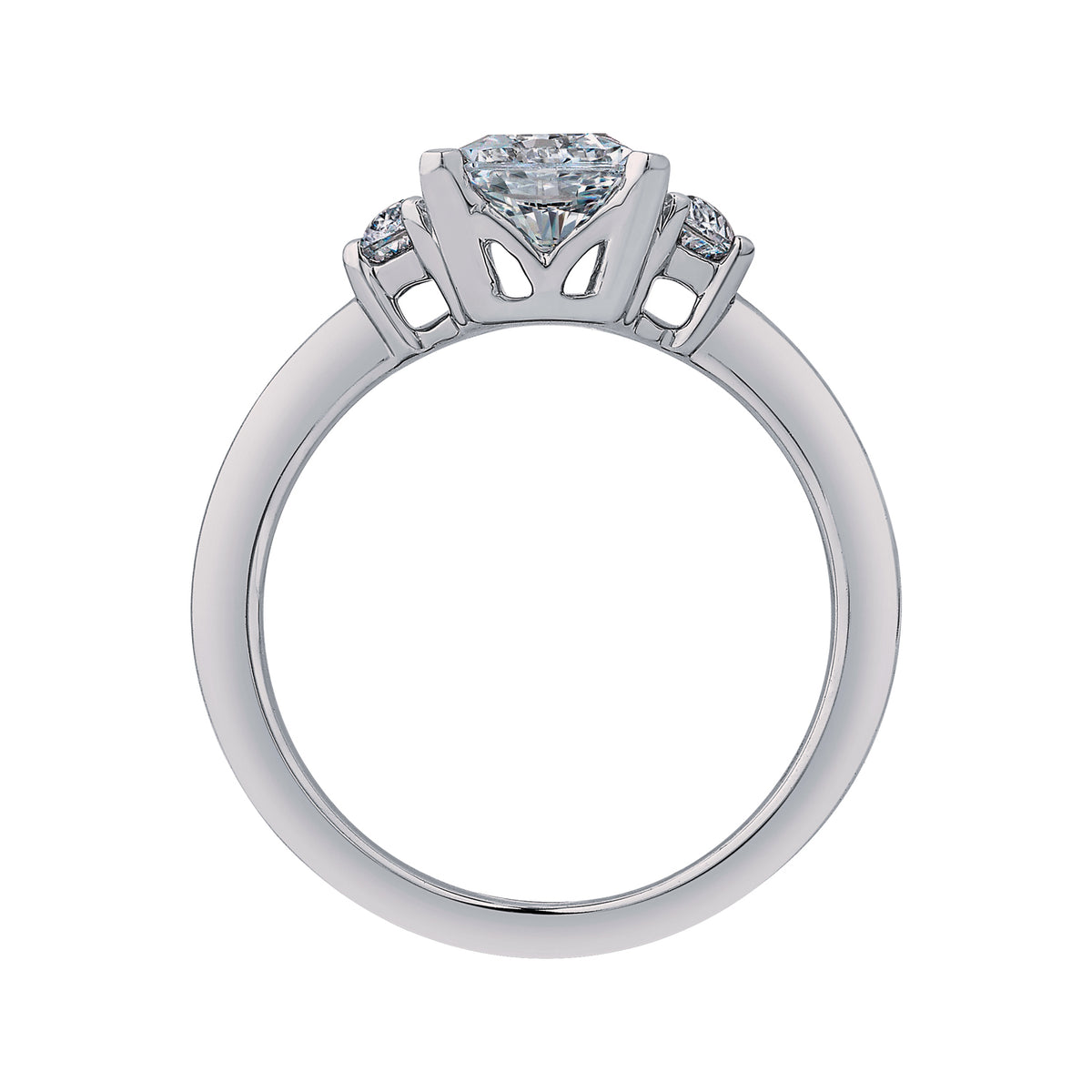 5/8ct. t.w. Diamond Engagement Ring in 14K White Gold