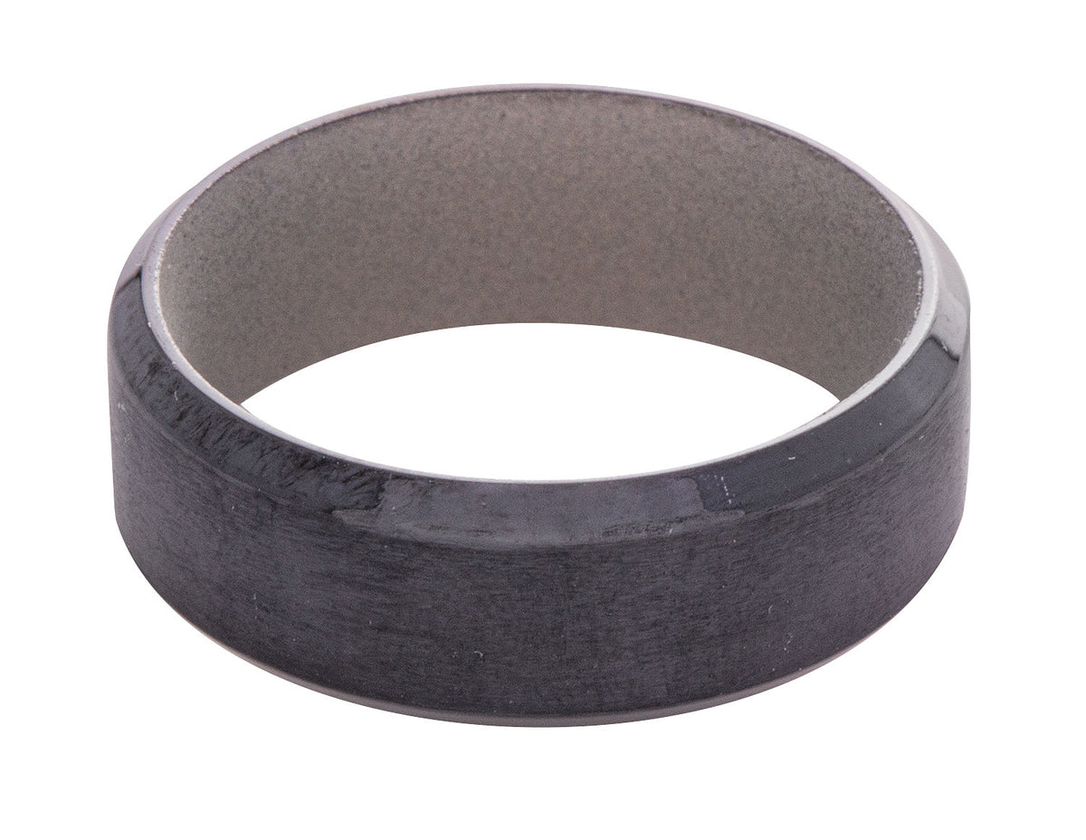 8mm Nickel Sleeve Men's Wedding Band in Black Zirconium