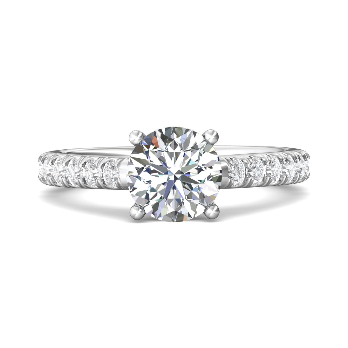 1/2ct. t.w. Diamond Engagement Ring in 14K White Gold