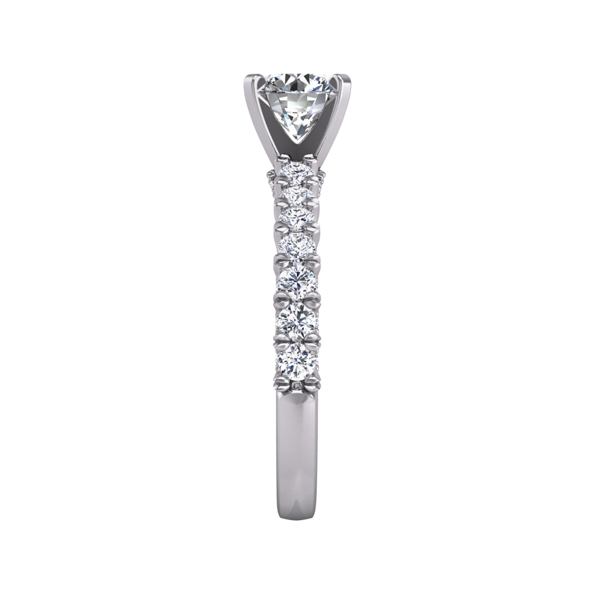 3/4ct. t.w. Diamond Engagement Ring in 14K White Gold