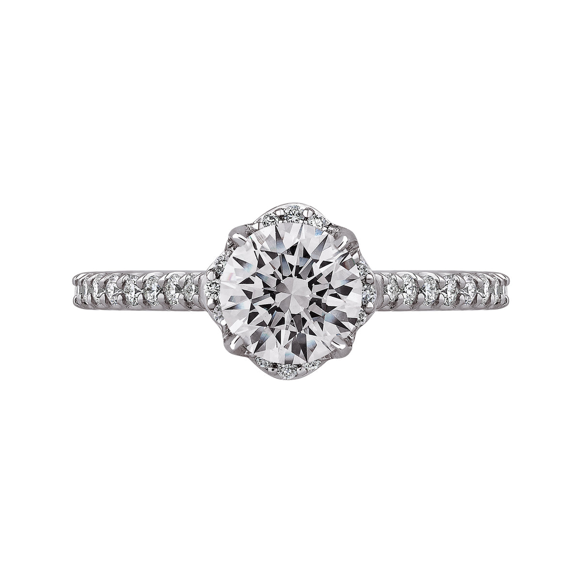 1/3ct. t.w. Diamond Engagement Ring in 14K White Gold