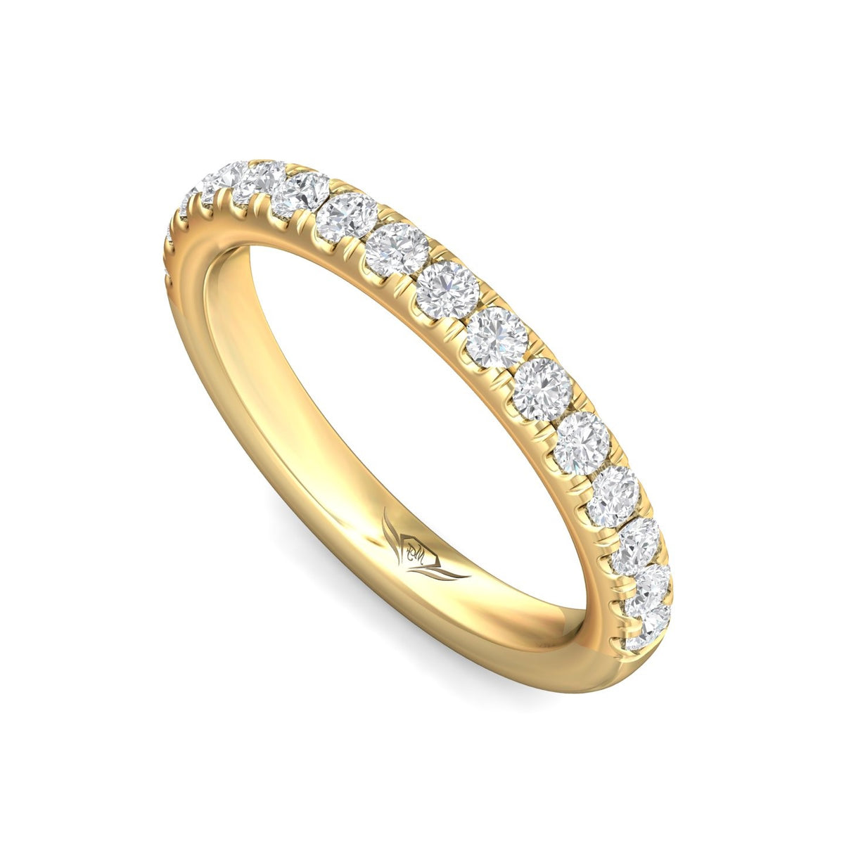 1/2ct. t.w. Round Cut Diamond Wedding Ring in 14K Yellow Gold