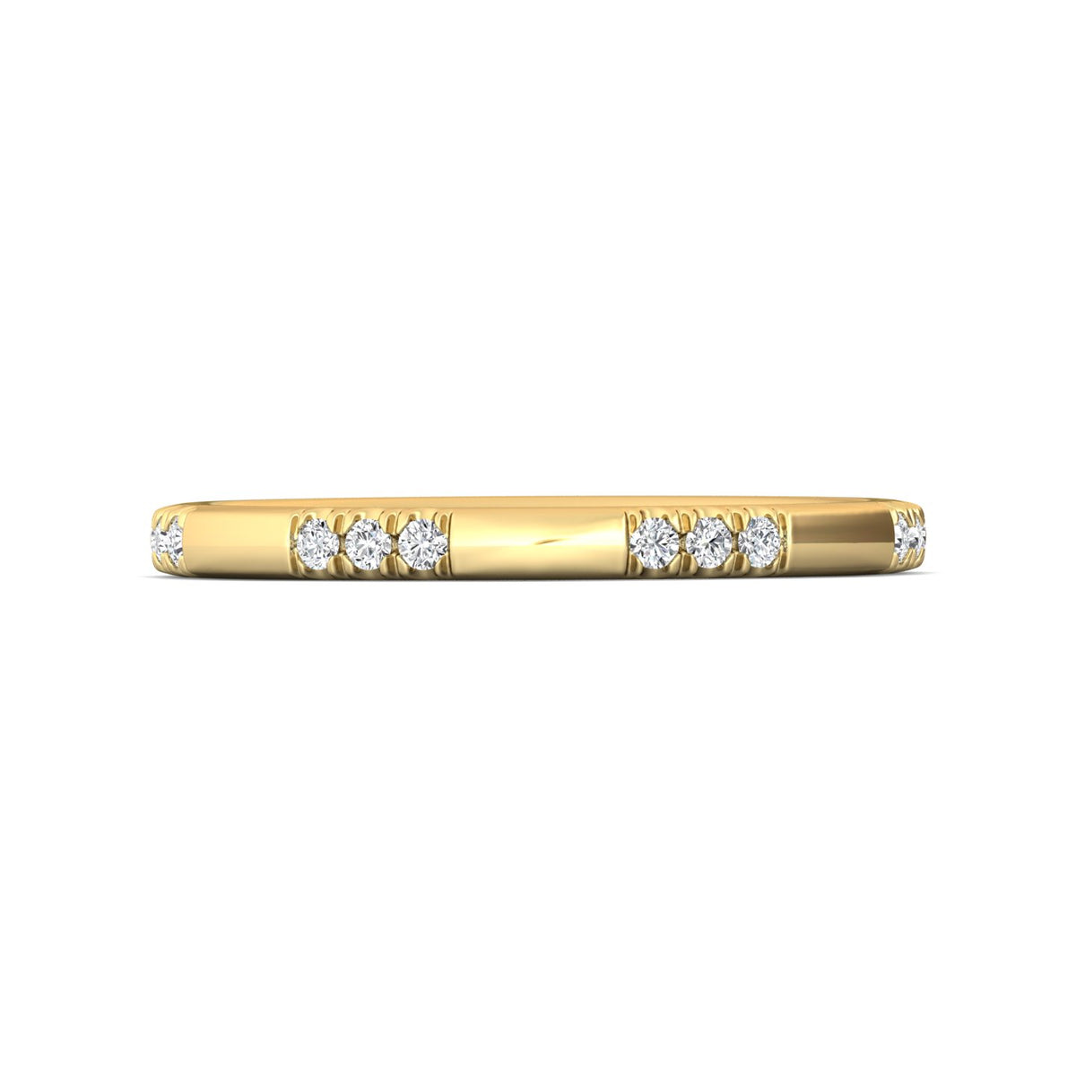 1/5ct. t.w. Diamond Wedding Band in 14K Yellow Gold