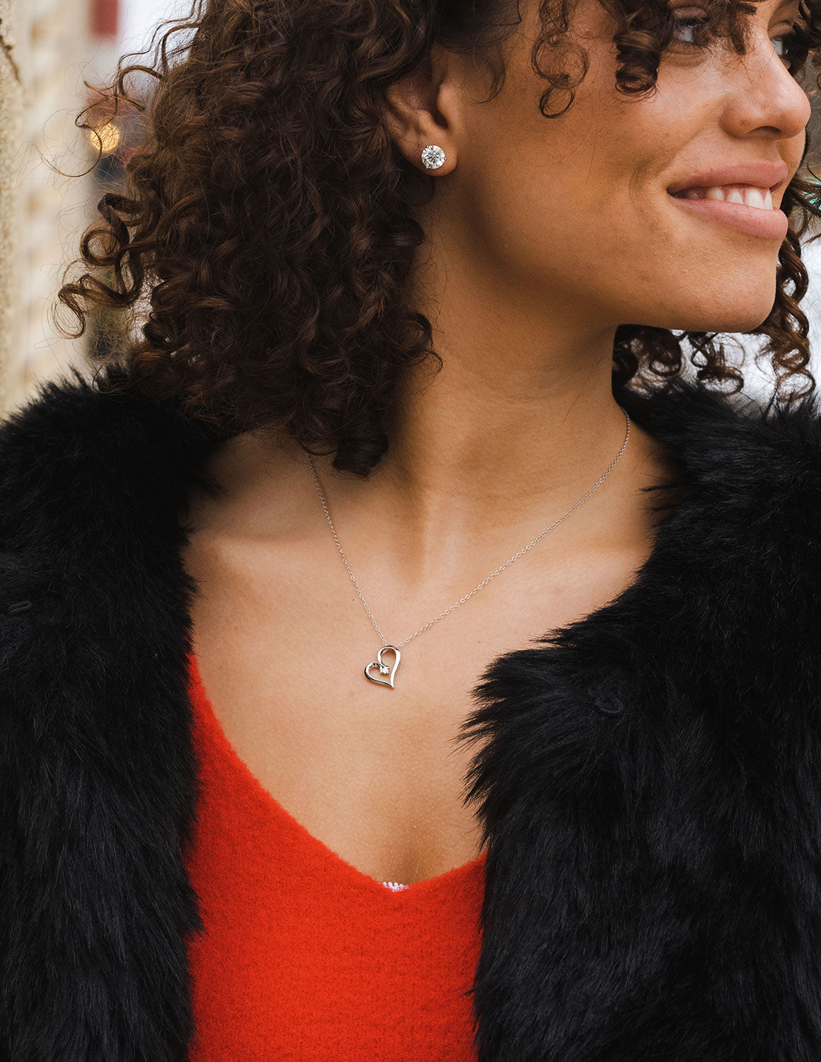 .04ct. t.w. Kessler 81 Diamond Heart Pendant in Sterling Silver
