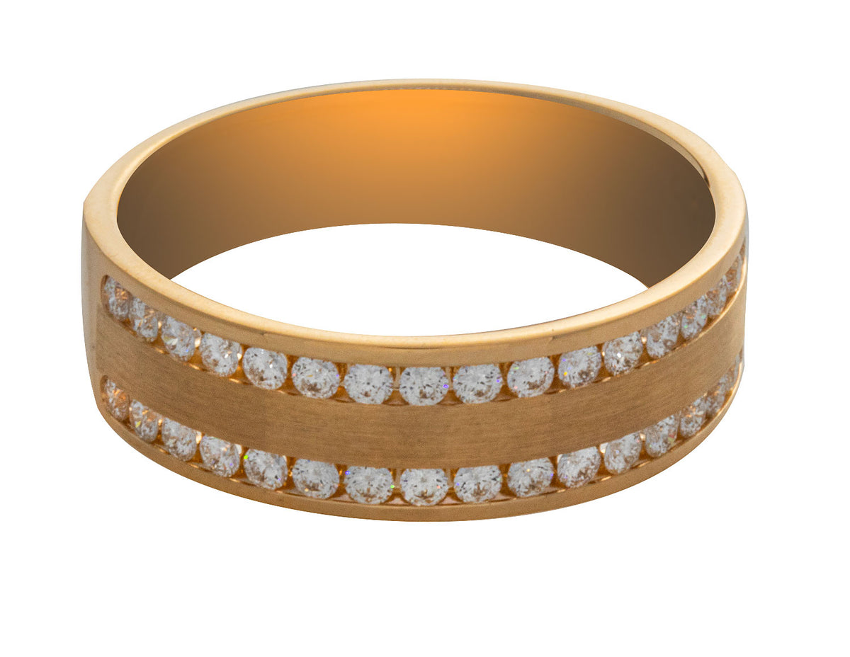 14K Yellow Gold Gents Wedding Ring
