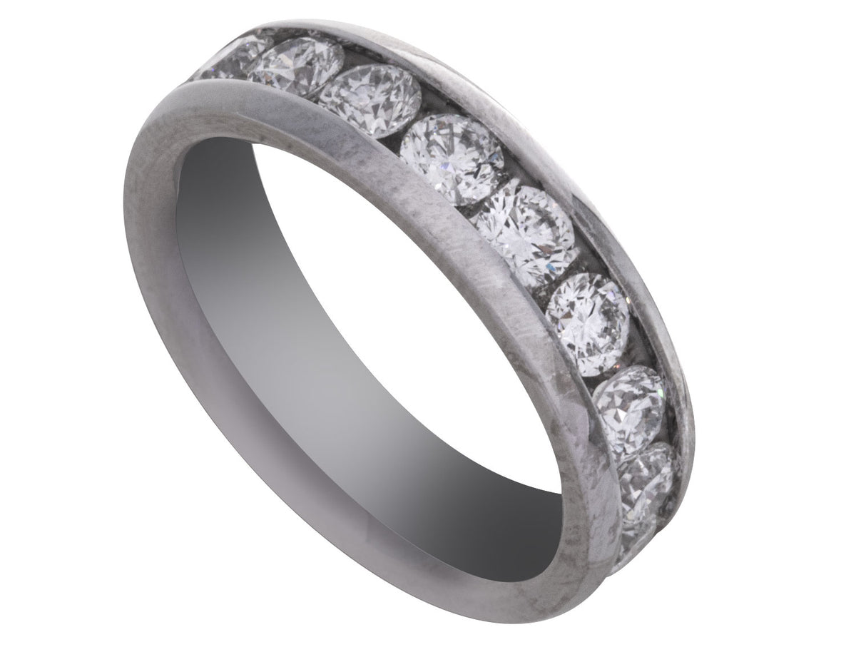 1 1/2ct. t.w. Diamond Anniversary Ring in 14K White Gold