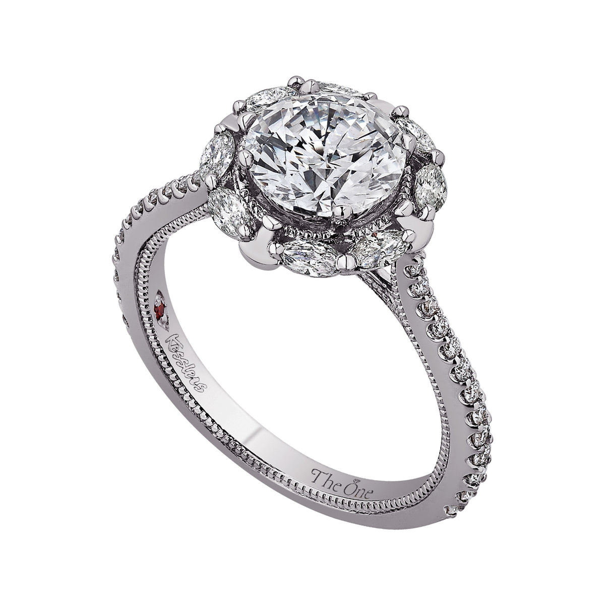 1/2ct. t.w. Diamond Engagement Ring in 14K White Gold