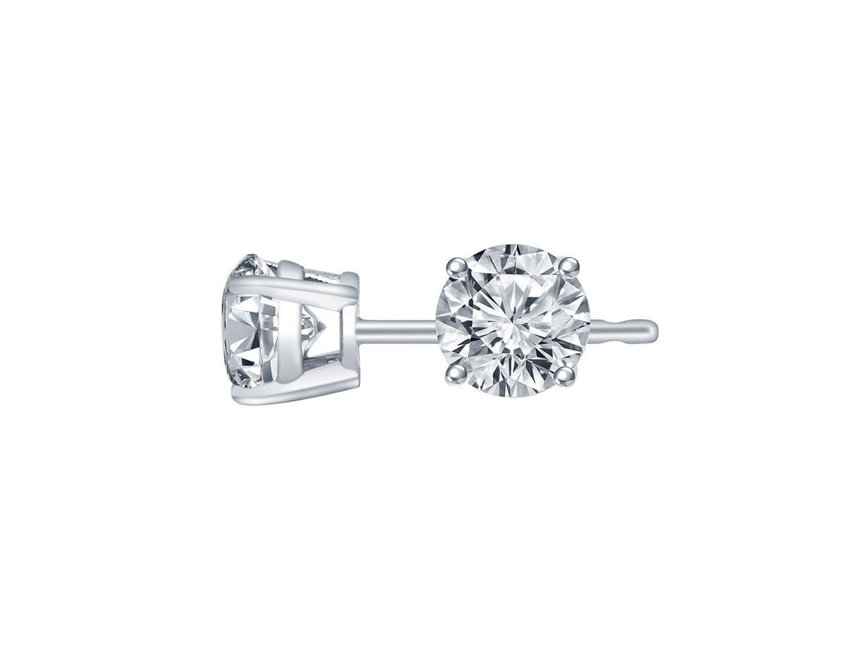1/3ct. t.w. Diamond Stud Earrings in 14K White Gold
