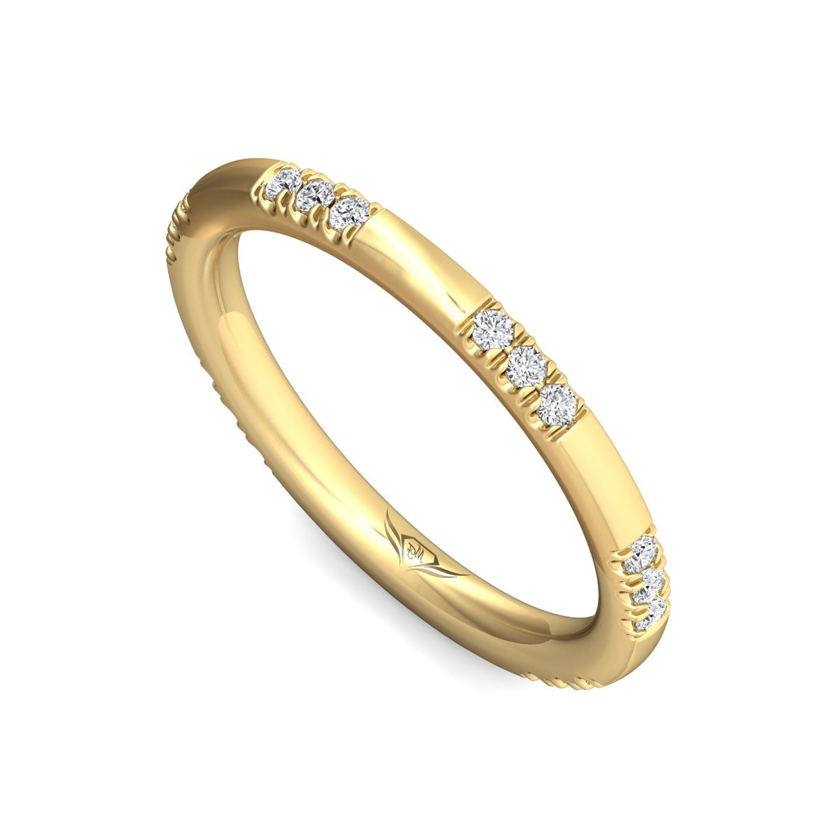 1/5ct. t.w. Diamond Wedding Band in 14K Yellow Gold