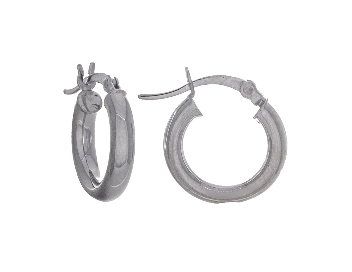 Hoop Earrings in Sterling Silver