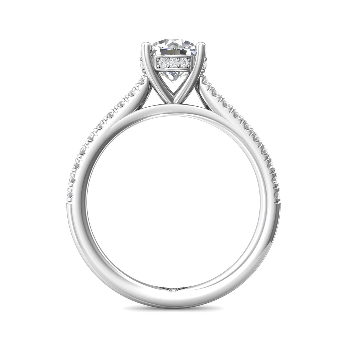 1/4ct. t.w. Diamond Engagement Ring in 14K White Gold