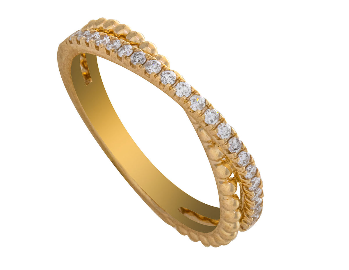 1/5ct. t.w. Diamond Anniversary Ring in 14K Yellow Gold
