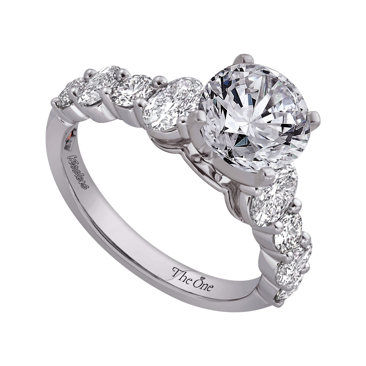 1 1/3ct. t.w. Diamond Engagement Ring in 14K White Gold