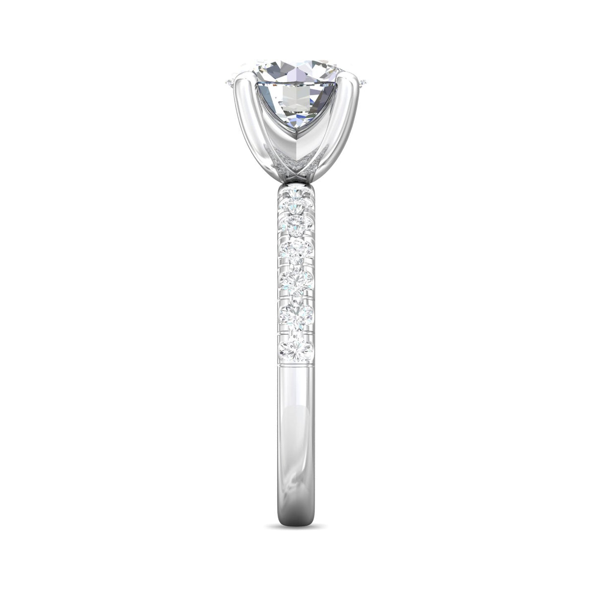 1/2ct. t.w. Diamond Engagement Ring in 14K White Gold