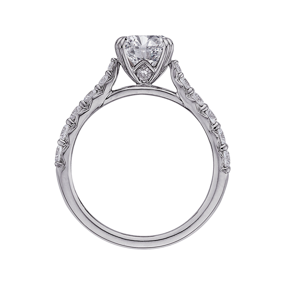 5/8ct. t.w. Diamond Engagement Ring in 14K White Gold