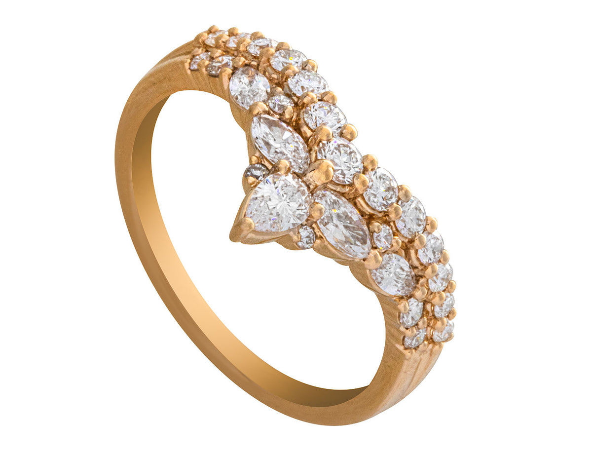 3/4ct. t.w. Diamond Anniversary Ring in 14K Yellow Gold