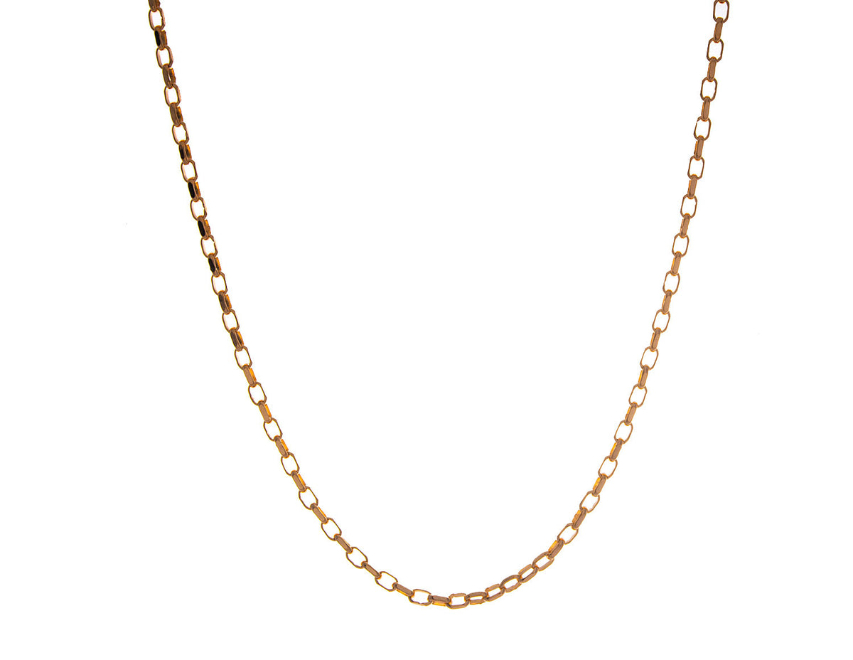 18" Open Rolo Chain in Vermeil