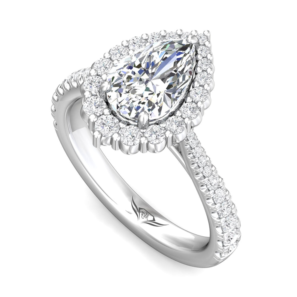 5/8ct. t.w. Diamond Engagement Ring in 14K White Gold