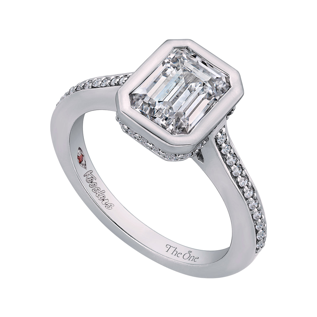 1/5ct. t.w. Diamond Engagement Ring in 14K White Gold
