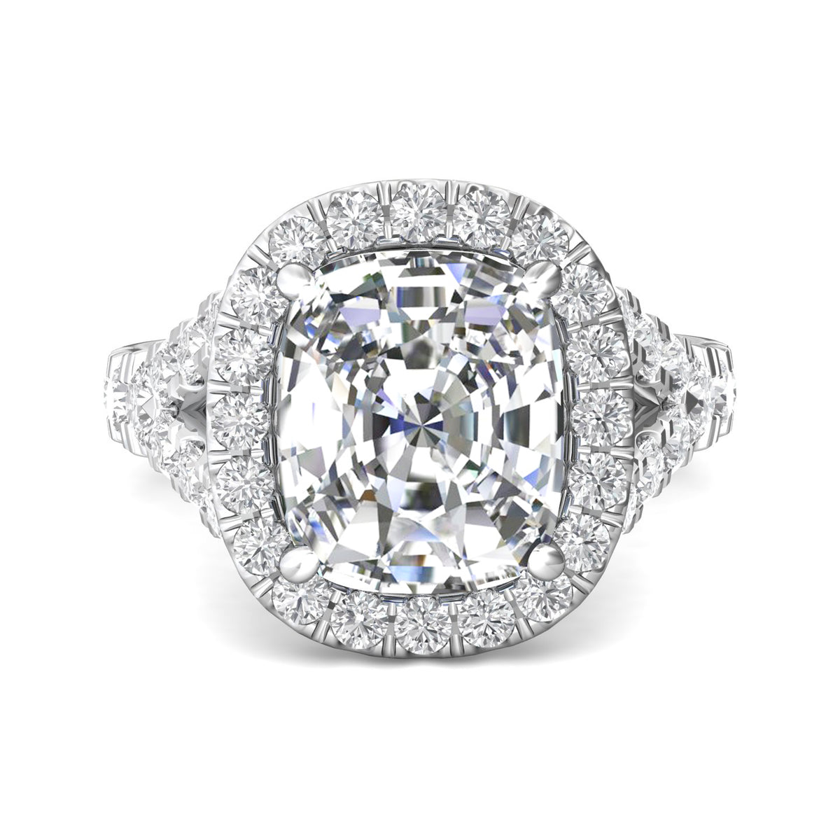 1 5/8ct. t.w. Diamond Engagement Ring in 14K White Gold