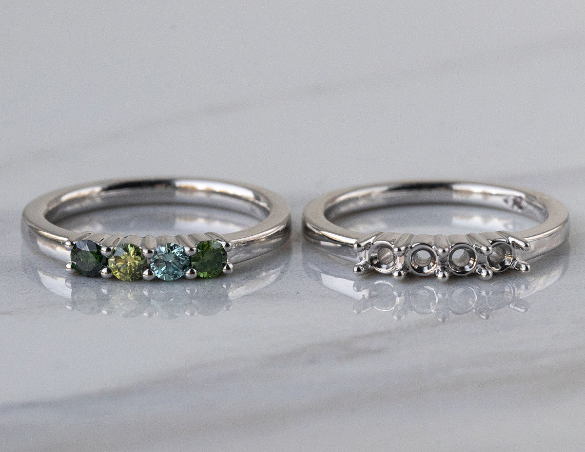 Family Ring in Sterling Silver