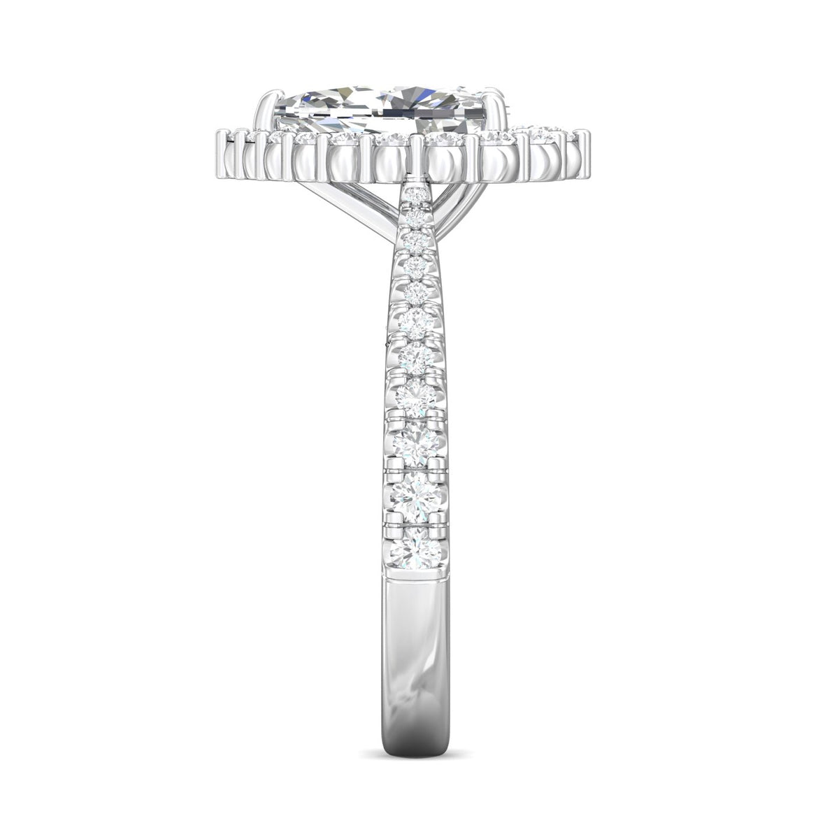 5/8ct. t.w. Diamond Engagement Ring in 14K White Gold