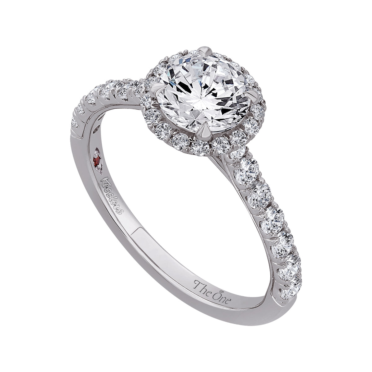 1/2ct. t.w. Diamond Engagement Ring in 14K White Gold