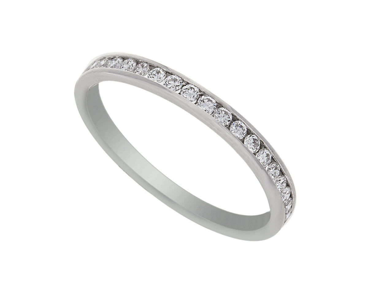 1/4ct. t.w. Round Diamond Anniversary Ring in 14K White Gold