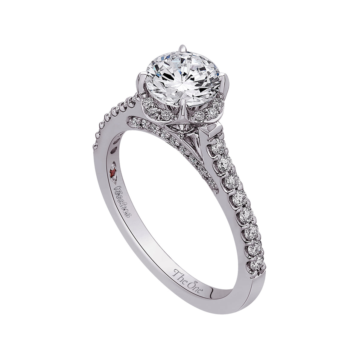 1/3ct. t.w. Diamond Engagement Ring in 14K White Gold