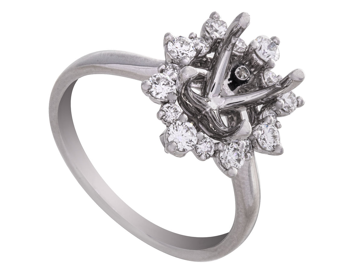 1/2ct. t.w Diamond Engagement Ring in 14K White Gold