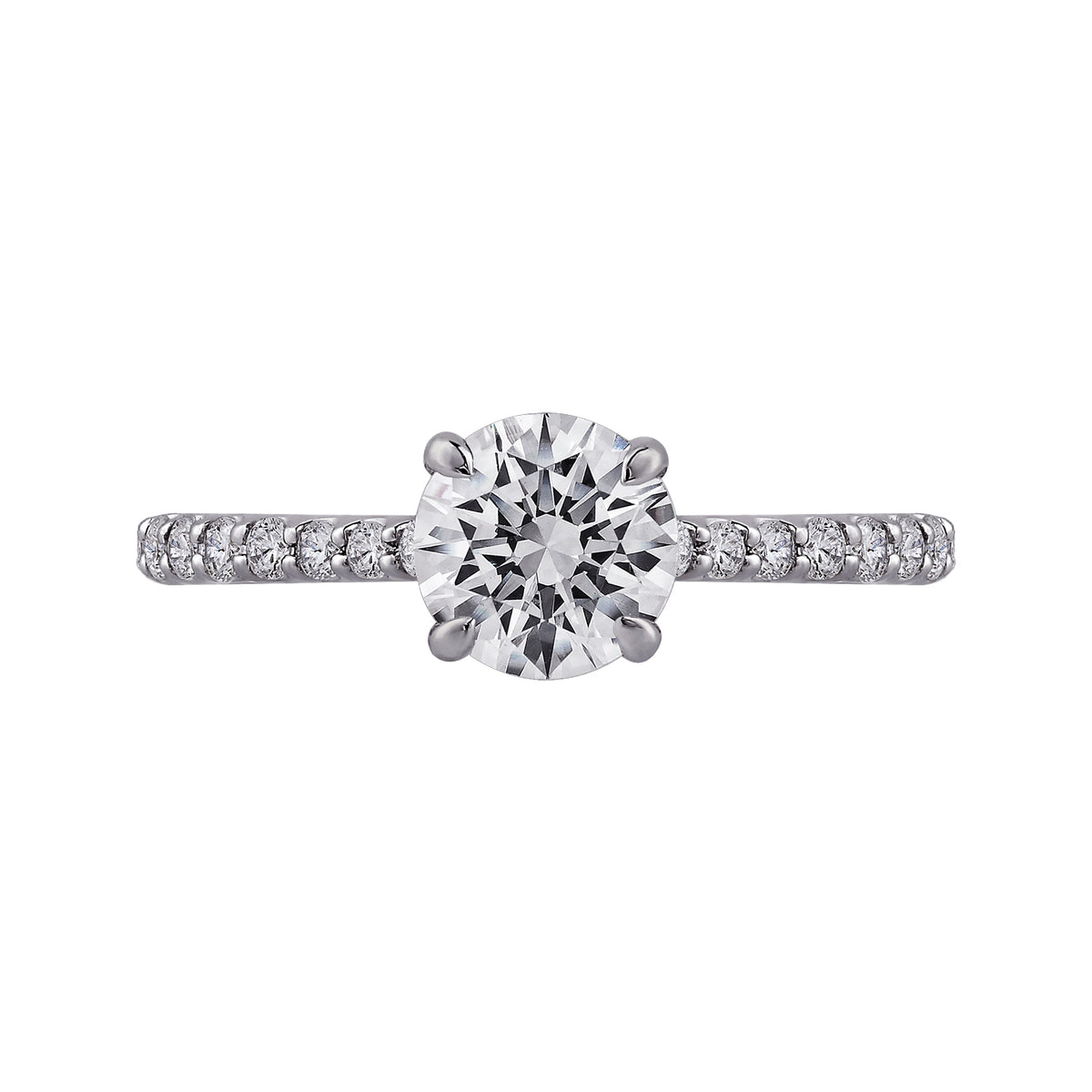 1/3ct. t.w. Diamond Engagement Ring in 14K White and Yellow Gold