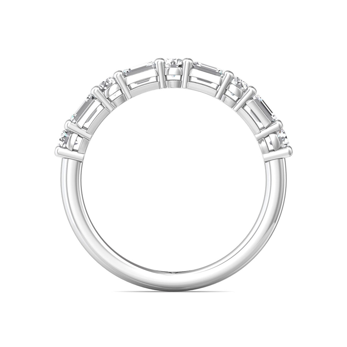 7/8ct. t.w. Diamond Anniversary Ring in 14K White Gold