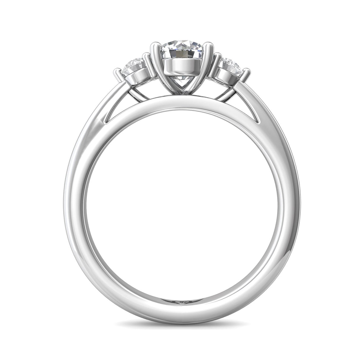 1/5ct. t.w. Diamond Engagement Ring in 14K White Gold