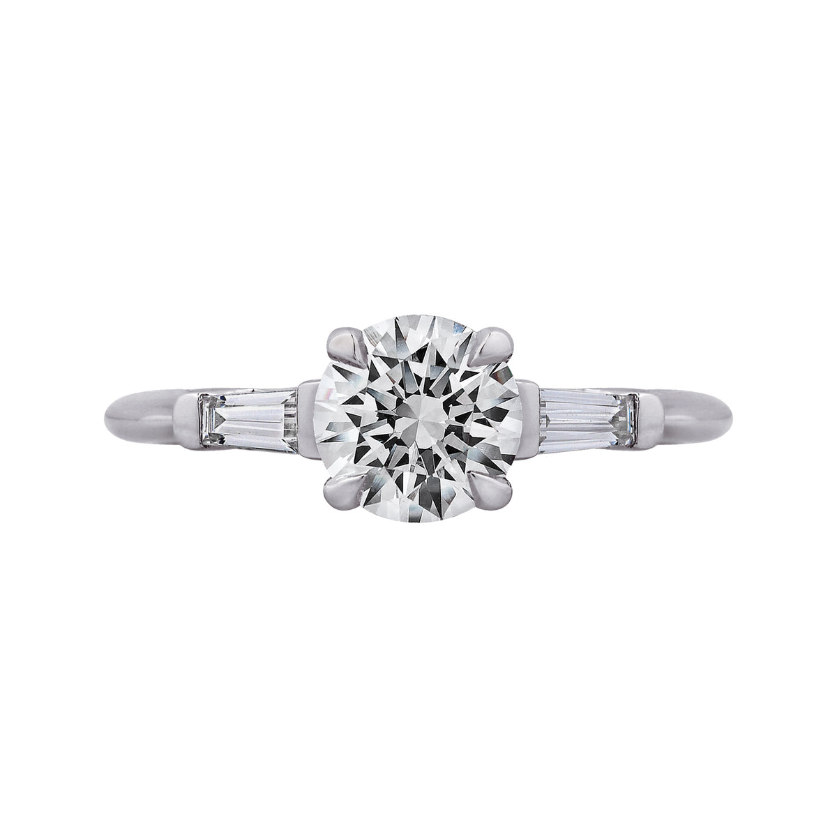 1/5ct. t.w. Diamond Engagement Ring in 14K White Gold