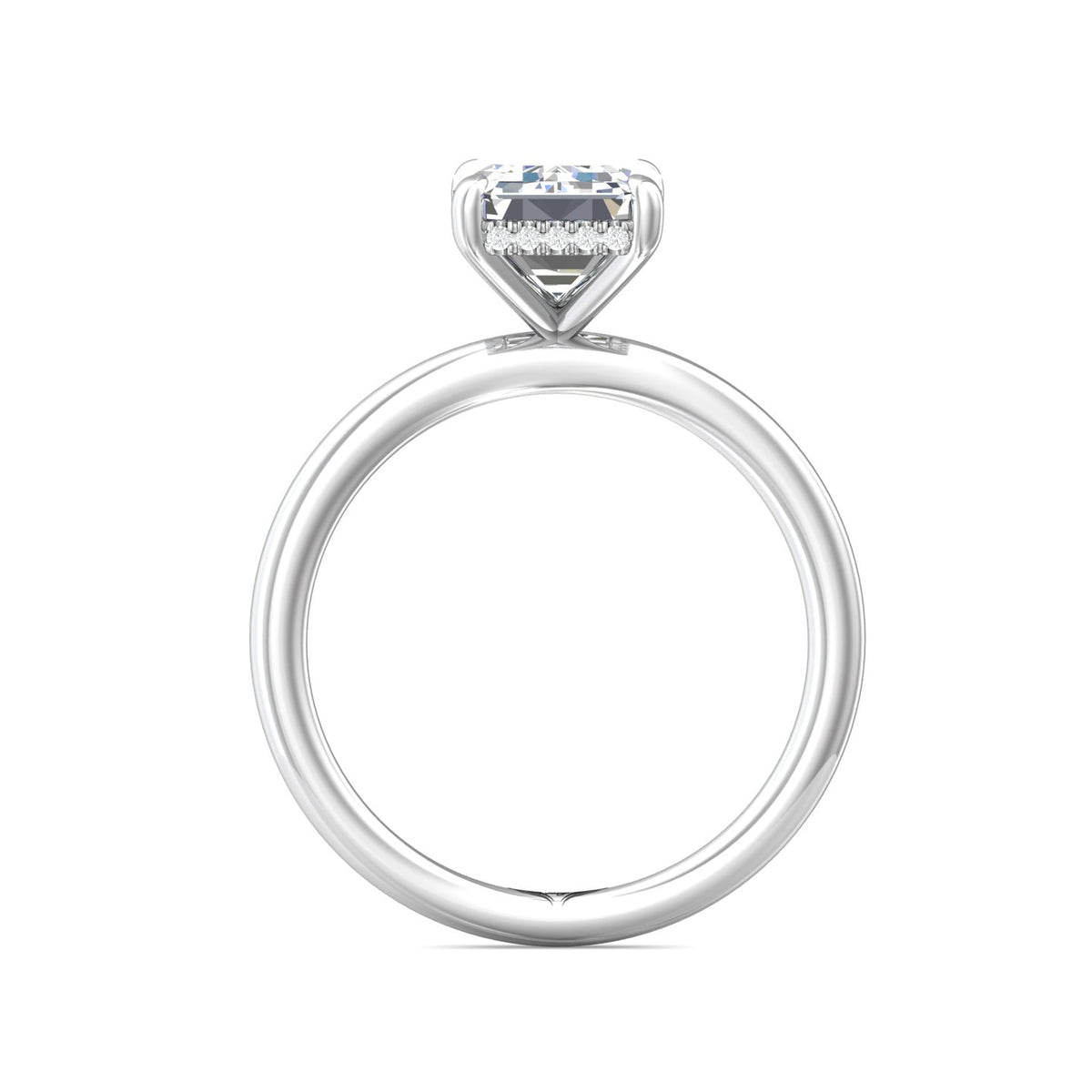 1/14ct. t.w. Diamond Engagement Ring in 14K White Gold