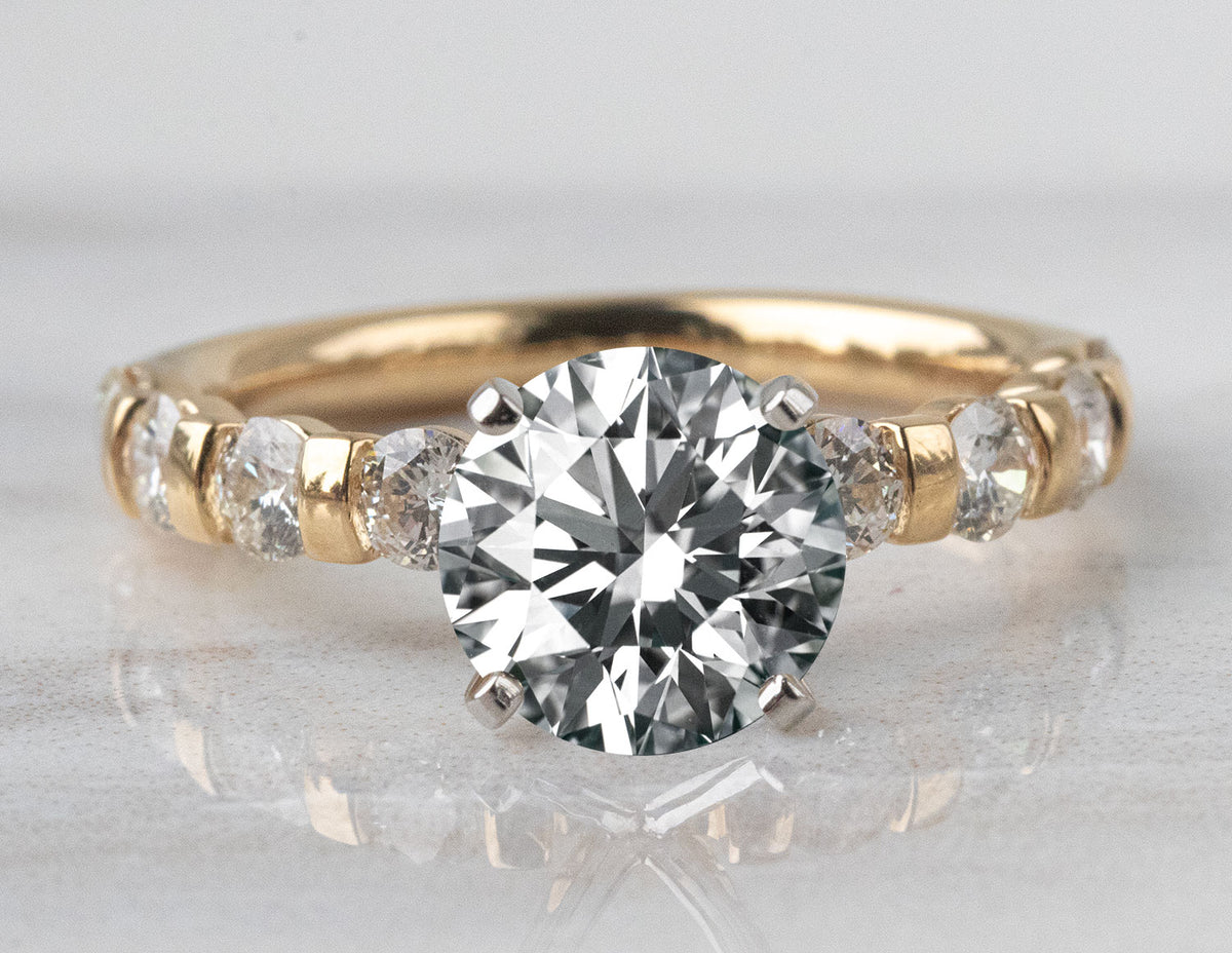 7/8ct. t.w. Kessler 81 Diamond Engagement Ring in 18K Yellow Gold